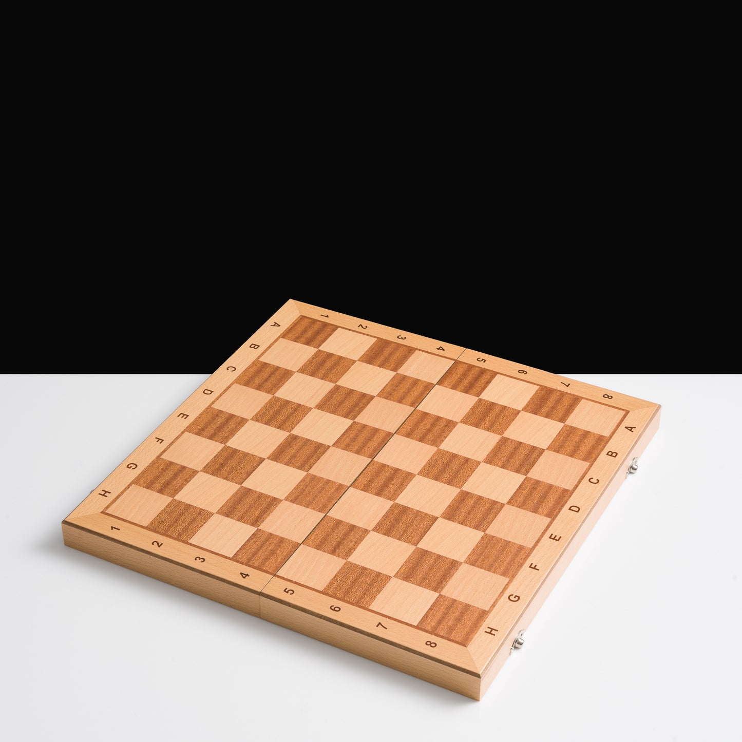 38cm Magnetic Wooden Chess Set - Sapele & Beech