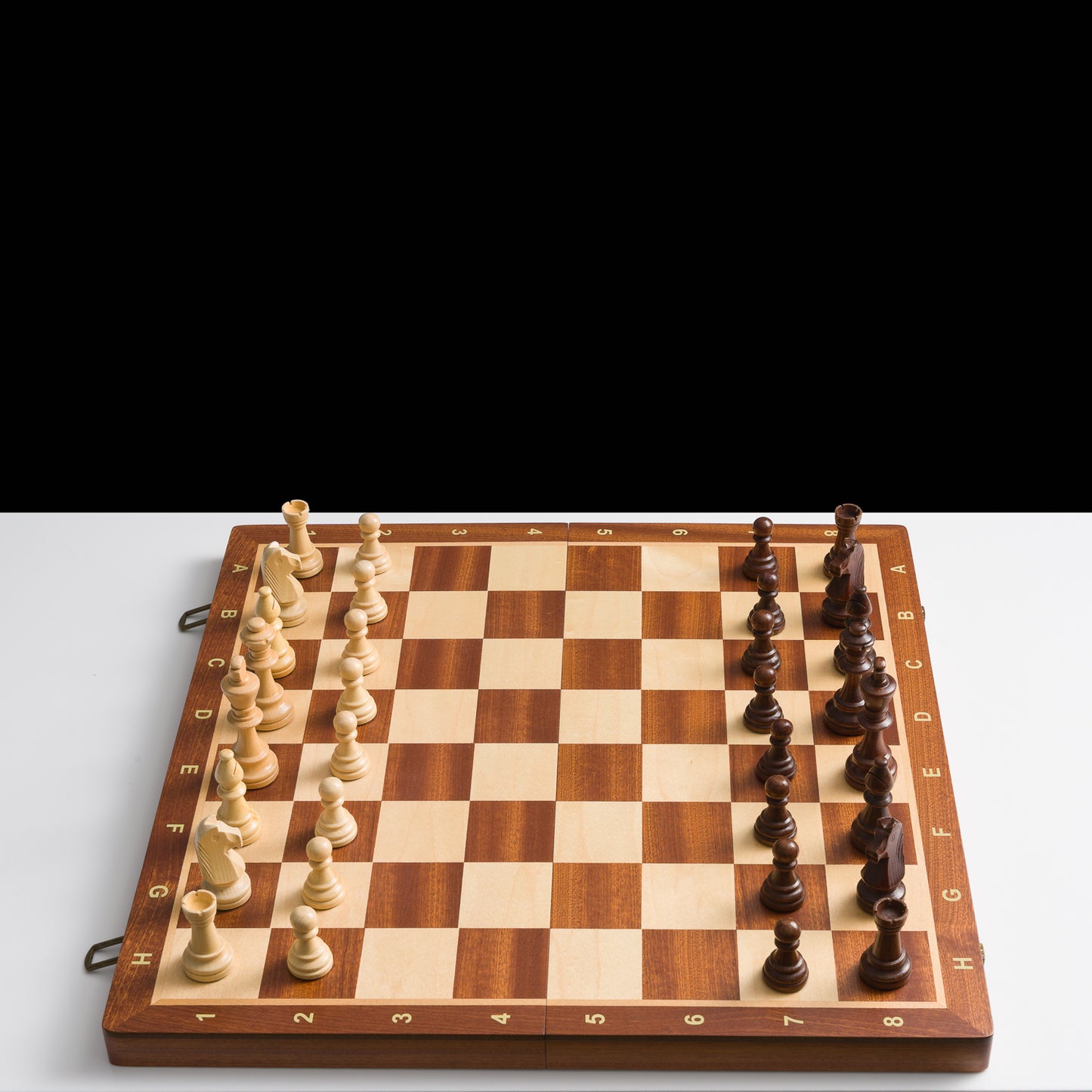 50cm Sapele Foldable Chess Set