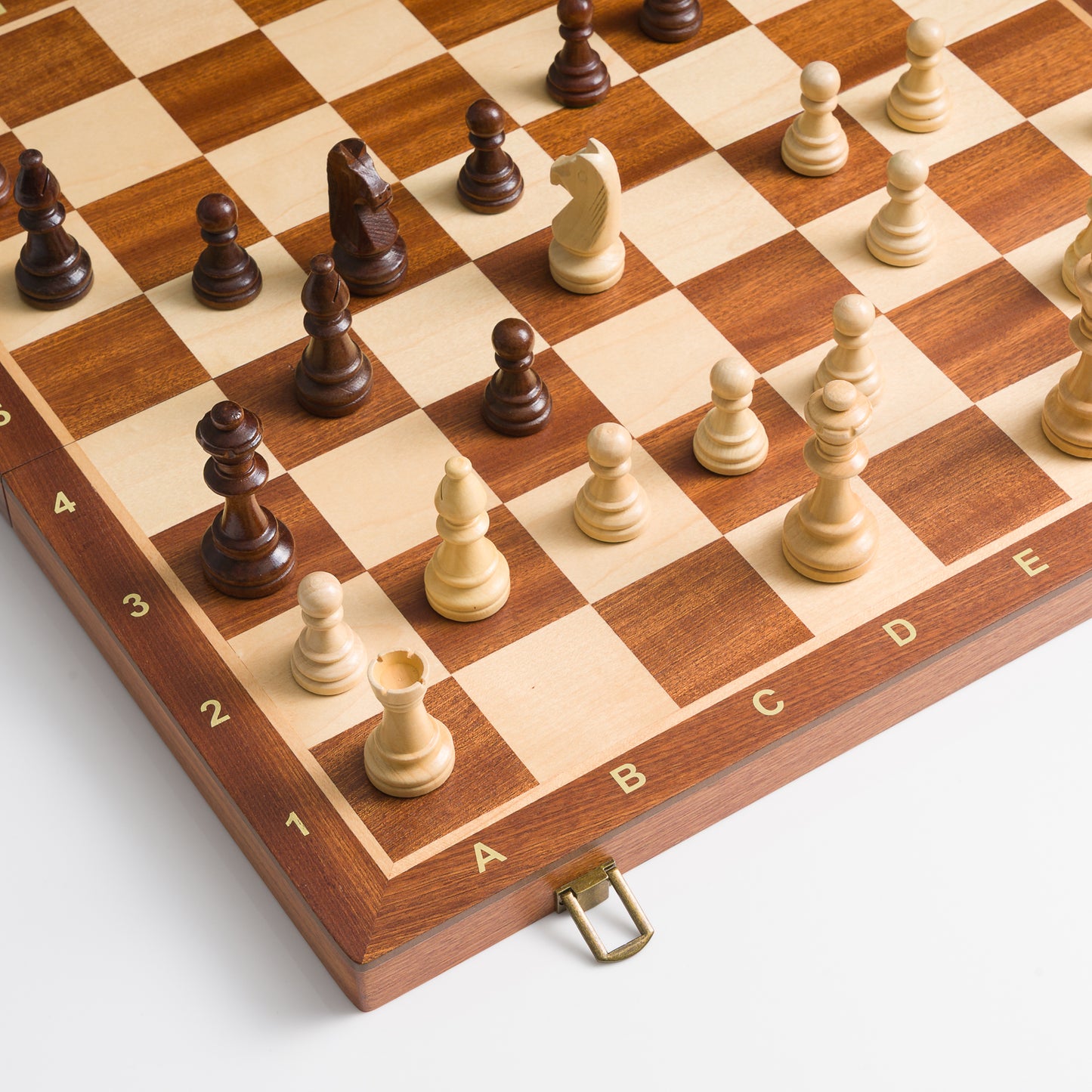 50cm Sapele Foldable Chess Set