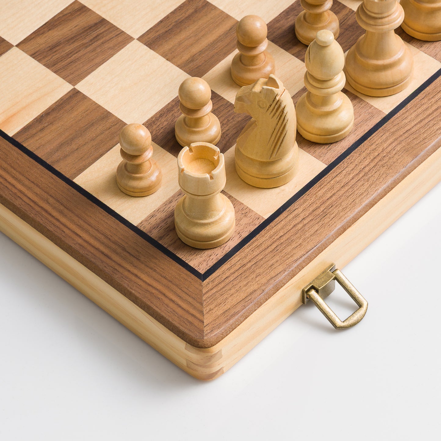 ChessLand Premium 38cm Magnetic Wooden Chess Set