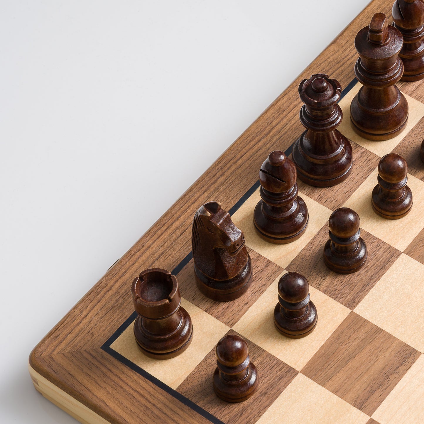 ChessLand Premium 38cm Magnetic Wooden Chess Set