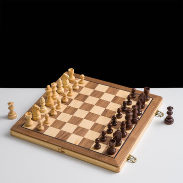 ChessLand Premium 38cm Magnetic Wooden Chess Set