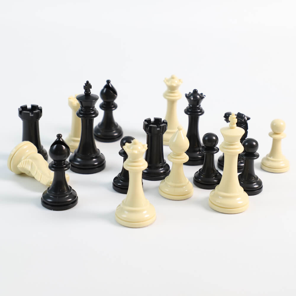Conqueror Style Chess Pieces - King Height 95mm