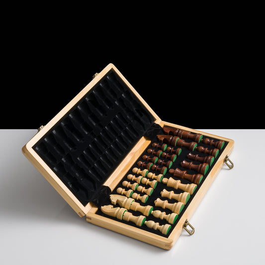 ChessLand Premium 38cm Magnetic Wooden Chess Set