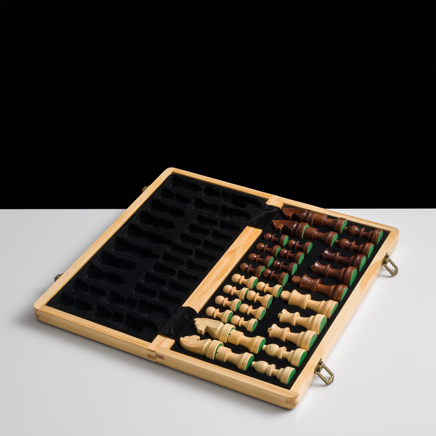 ChessLand Premium 38cm Magnetic Wooden Chess Set