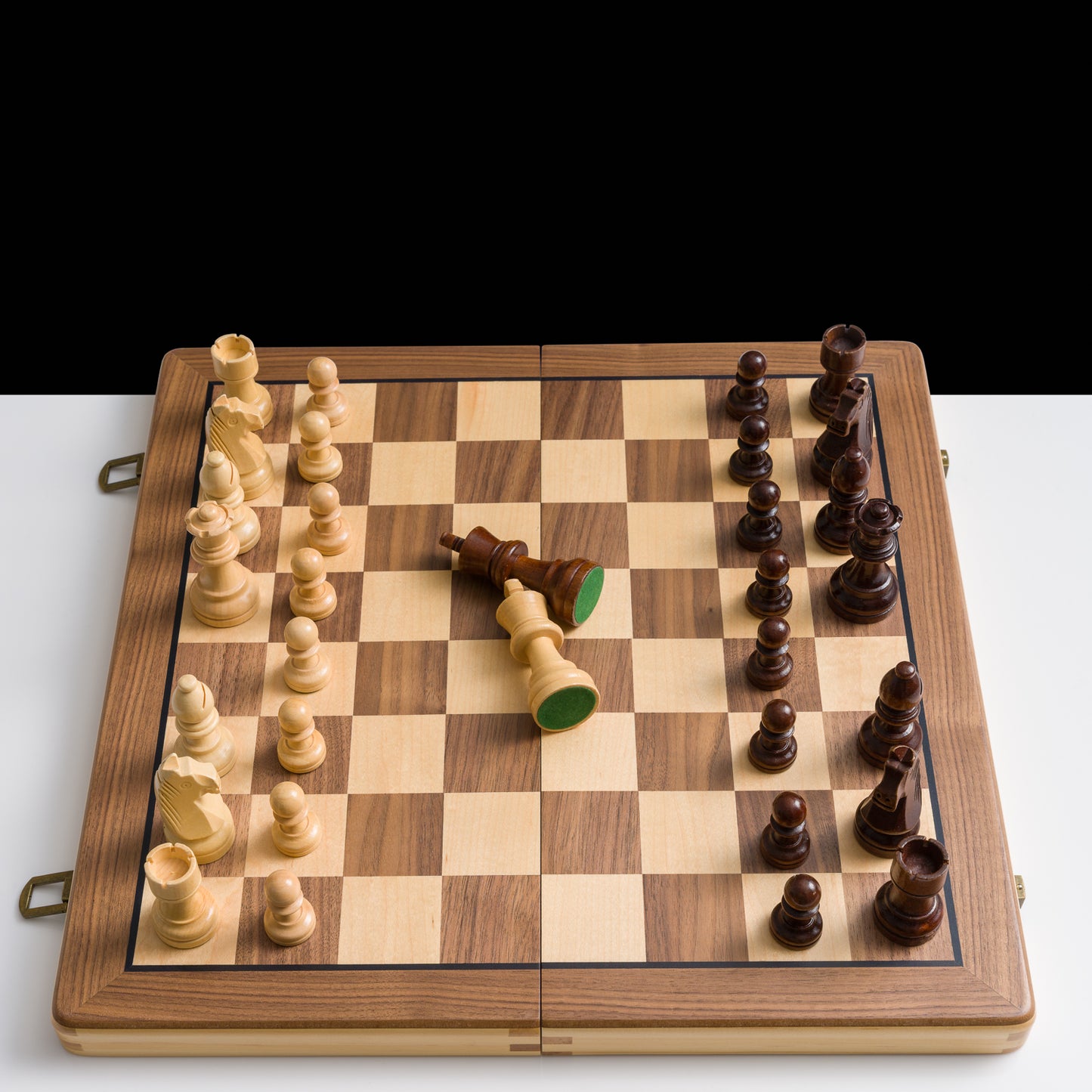 ChessLand Premium 38cm Magnetic Wooden Chess Set
