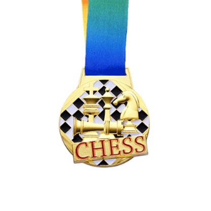 3 Chess Medal - Chess Word Written