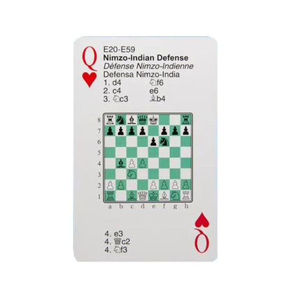 Chess Opening Poker Cards