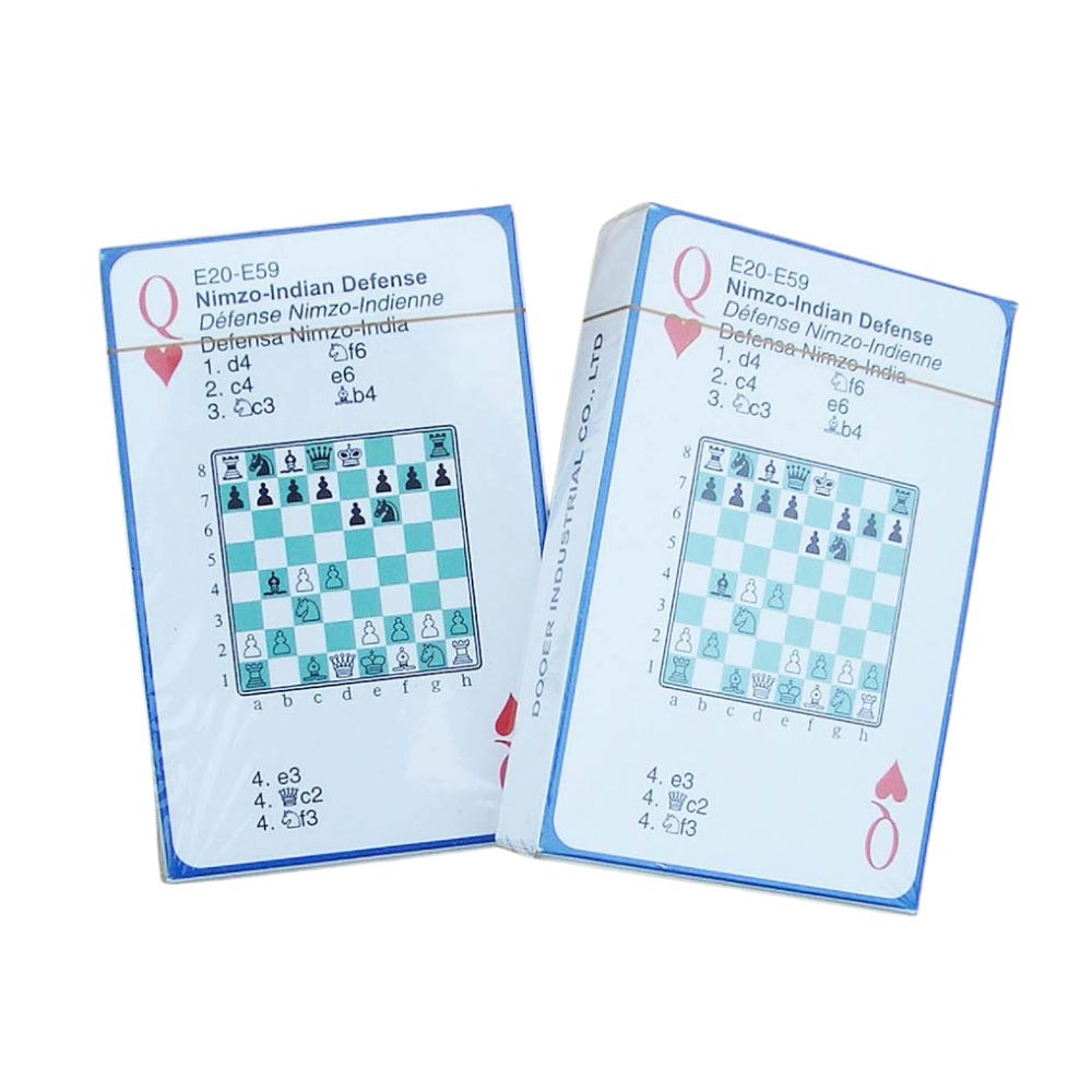 Chess Opening Poker Cards