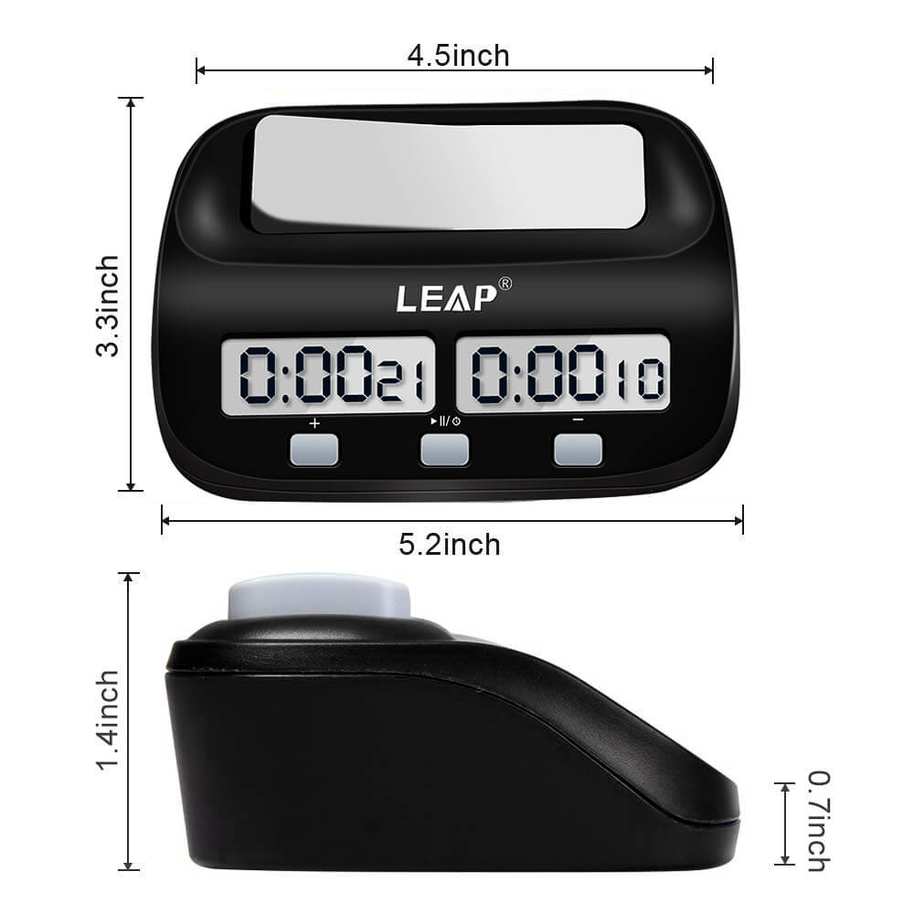 Digital Chess Timer - Black