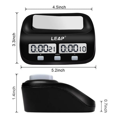 Digital Chess Timer - Black