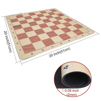 50cm Rubber Chess Board