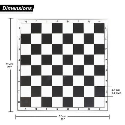 50cm Foldable Cardboard Chess Board