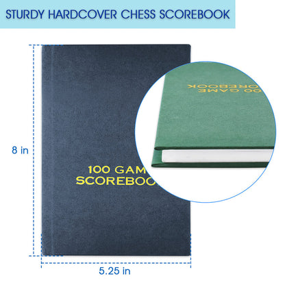 Sturdy Hardcover Chess Notebook