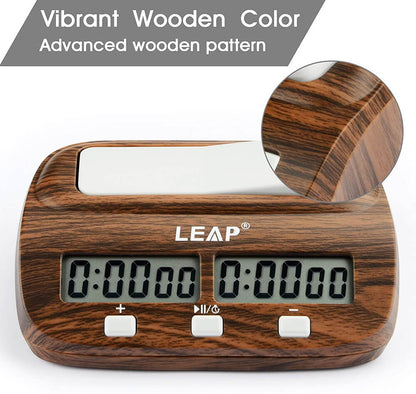 Digital Chess Timer - Wooden